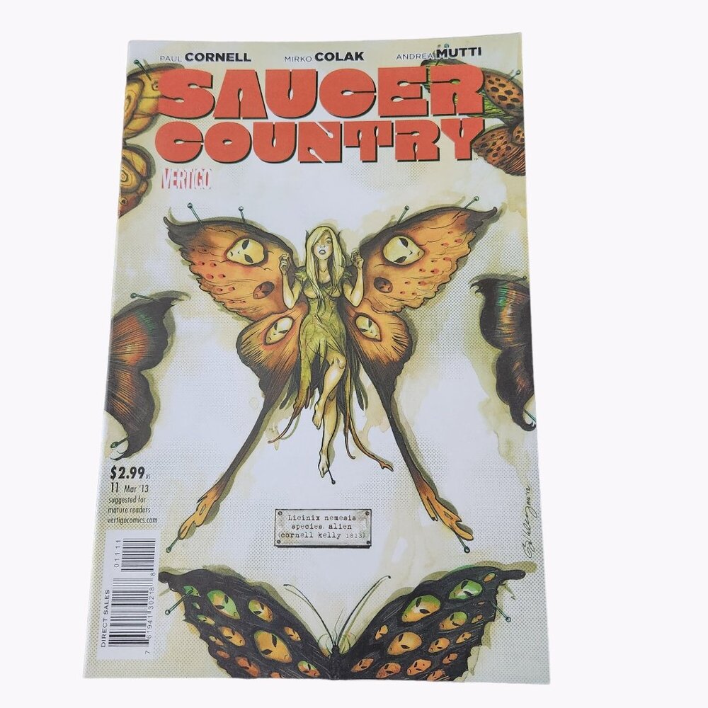 Vertigo Saucer Country #11 Comic Book Collector Bagged Boarded